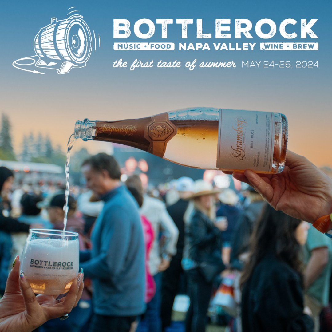 Your Bottlerock experience isn’t complete without a stop at the Schramsberg tent! See you soon Bottlerockers! 🤘🎸🎶🎤🥂

#schramsberg #bottlerock #napaevents #bottlerock2024 #sparklingwine #napavalley