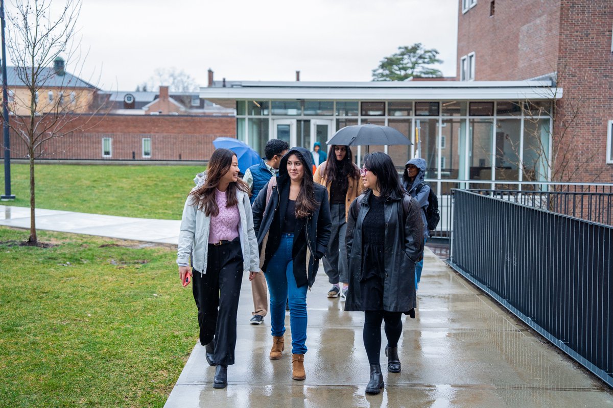 🌧️ April showers bring May flowers! Here's to our dedicated students, weathering the storm of exams, long nights of studying, and walks between Remsen, Vail, and Anonymous Hall knowing that their hard work will soon blossom into success. #aprilshowers