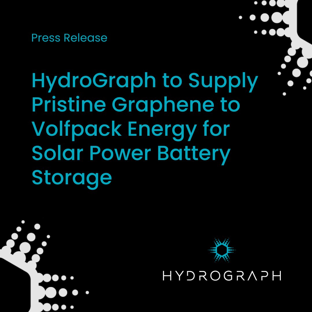 We're supplying our FGA-1 graphene to #VolfpackEnergy for their solar power battery storage solutions. Our graphene outperformed traditional supercapacitor materials by 4x in their tests. Read more: bit.ly/4bdYwKA
#AdvancedMaterials #GreenTech #Partnership #PressRelease