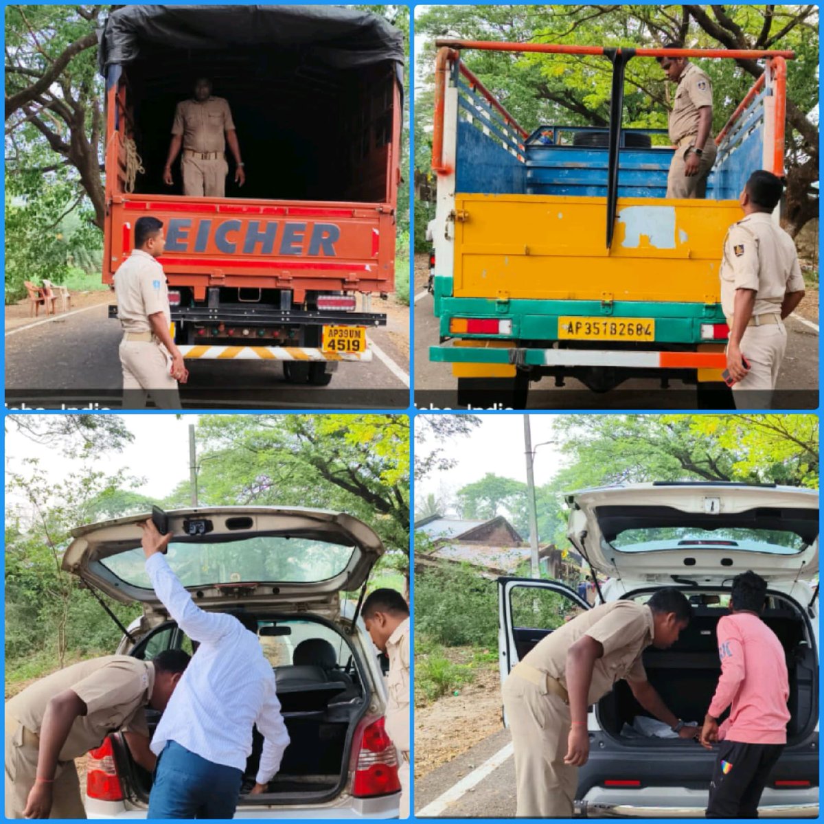 #MV Checking is going on near inter state border check posts of #Gunupur, #Ramanaguda and #Seskhal PS area of Rayagada district to curb down and control the #crime and criminal activities. @DGPOdisha @digswrkoraput