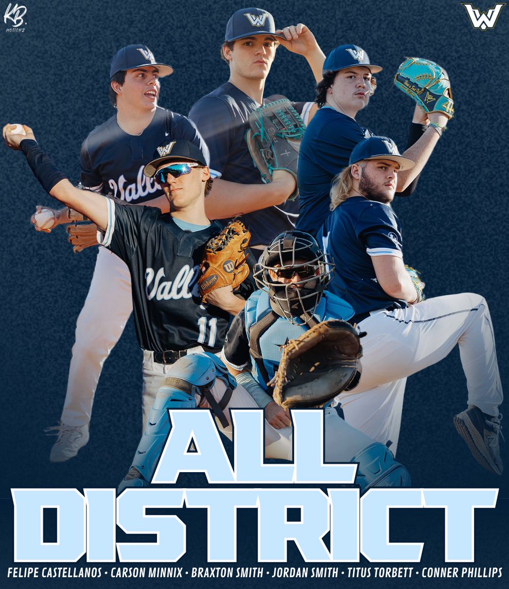 Congratulations to our 2024 All-District selections! Each of these young men have had great seasons and we are proud of their accomplishments. Selections are: Conner Phillips, Braxton Smith, Felipe Castellanos, Carson Minnix, Jordan Smith, and Titus Torbett.