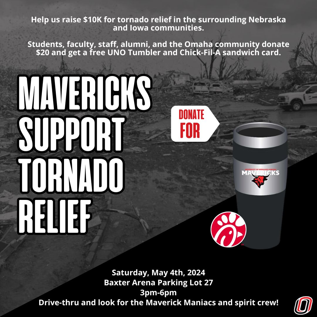 We are honored to partner with @UNOSpiritTrad on this event to support tornado relief in our community! 🚗 Lot 27 - Baxter Arena 🕐 3:00pm - 6:00pm Please see the important information 👇