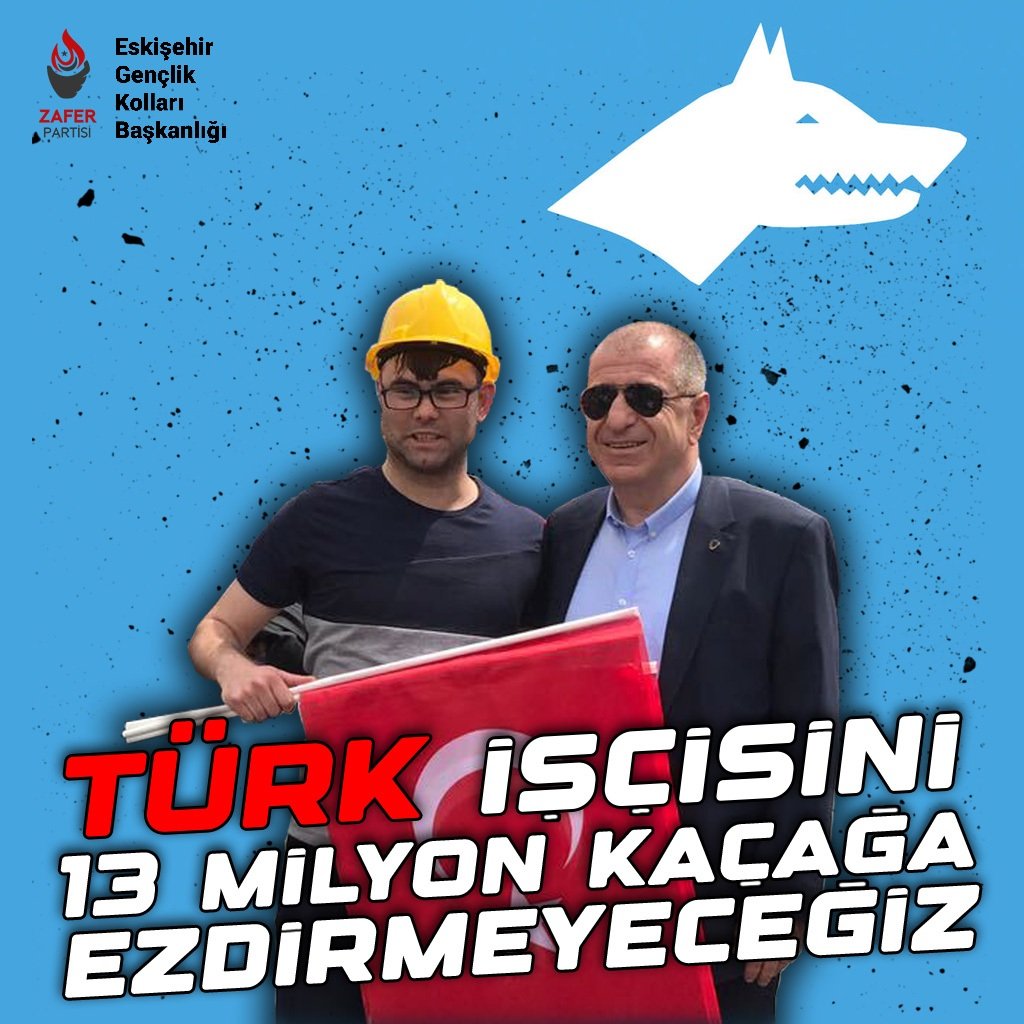 #1mayıs ’ta Türk işçisinin yanında sokaklarda olacağız. Yürüyüşümüz için 1 Mayıs akşamı saat 18.30'da Ulus Anıtı önünde toplanıyoruz. • İSTİHDAM TÜRKÜN OLACAK @mertburak40 @BayramBingol26 @zaferpartisi26