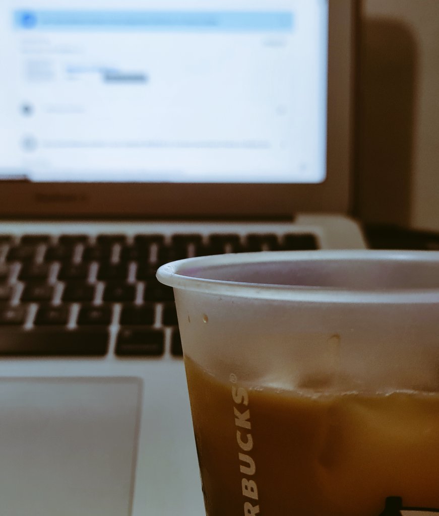 starting to work on my pending requirements + coffee 

#studytwt