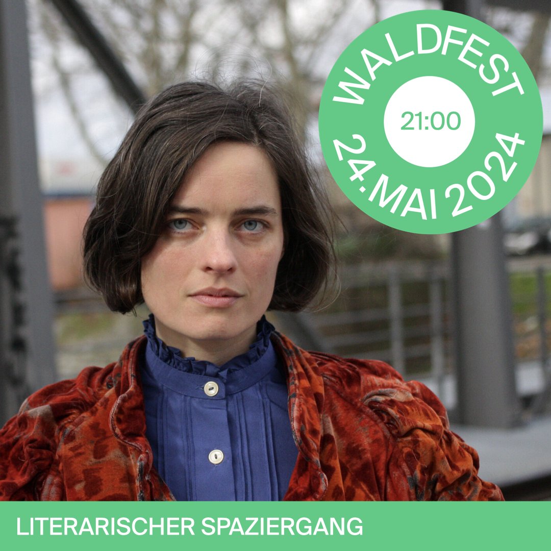 📚 Literarischer Spaziergang: Die Schabe bin ich
Maria Marggraf führt mit eigenen Geschichten und Auszügen aus dem Werk von Clarice Lispector durch die Welt der Insekten. Anmeldung: info@literaturspur.ch
⏰ 24. Mai, 21:00

ℹ️ Programm: theaterplatz-quartier.ch/#waldfest