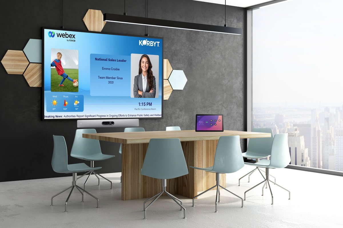 Introducing Korbyt Anywhere for Webex - the ultimate solution for seamless workspace communication. Unlock the potential of  centralized management, maximized screen real estate, and customizable features. korbyt.com/engagement/blo… #KorbytAnywhere #Cisco #WorkspaceCommunication