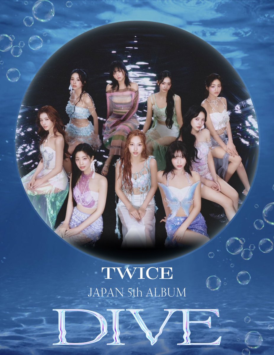 🚨@JYPETWICE_JAPAN's 5th Album 『DIVE』will consist of 10 brand-new tracks! 🫧