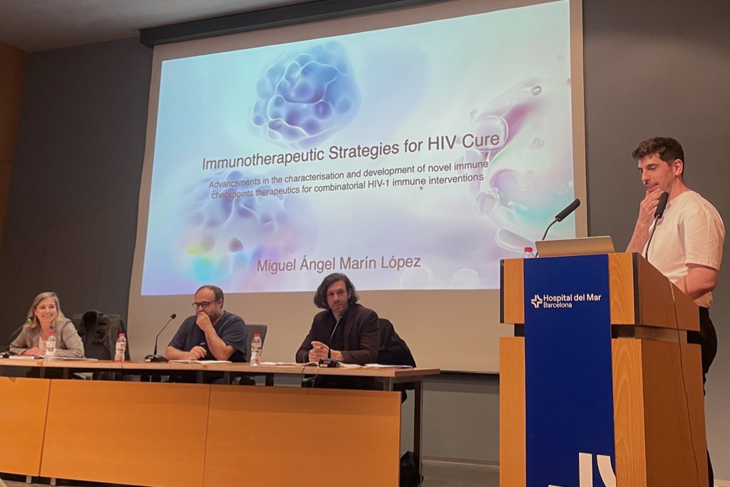 MMarinSc's tweet photo. Yesterday I obtained my PhD in Biomedicine from @UPFBarcelona. Grateful for the incredible journey, learning, challenges, and unforgettable moments. Deep gratitude to the @VIRIEVAC group, Dr. Julia G. Prado and all the people at @IrsiCaixa! 🔬🔬🔬#PhD #Research #HIV
#Biomedicine https://t.co/253nsqMFI7