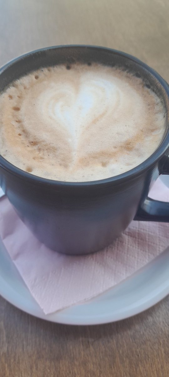 Love hearts 💜 in our coffee. #postivevibes only