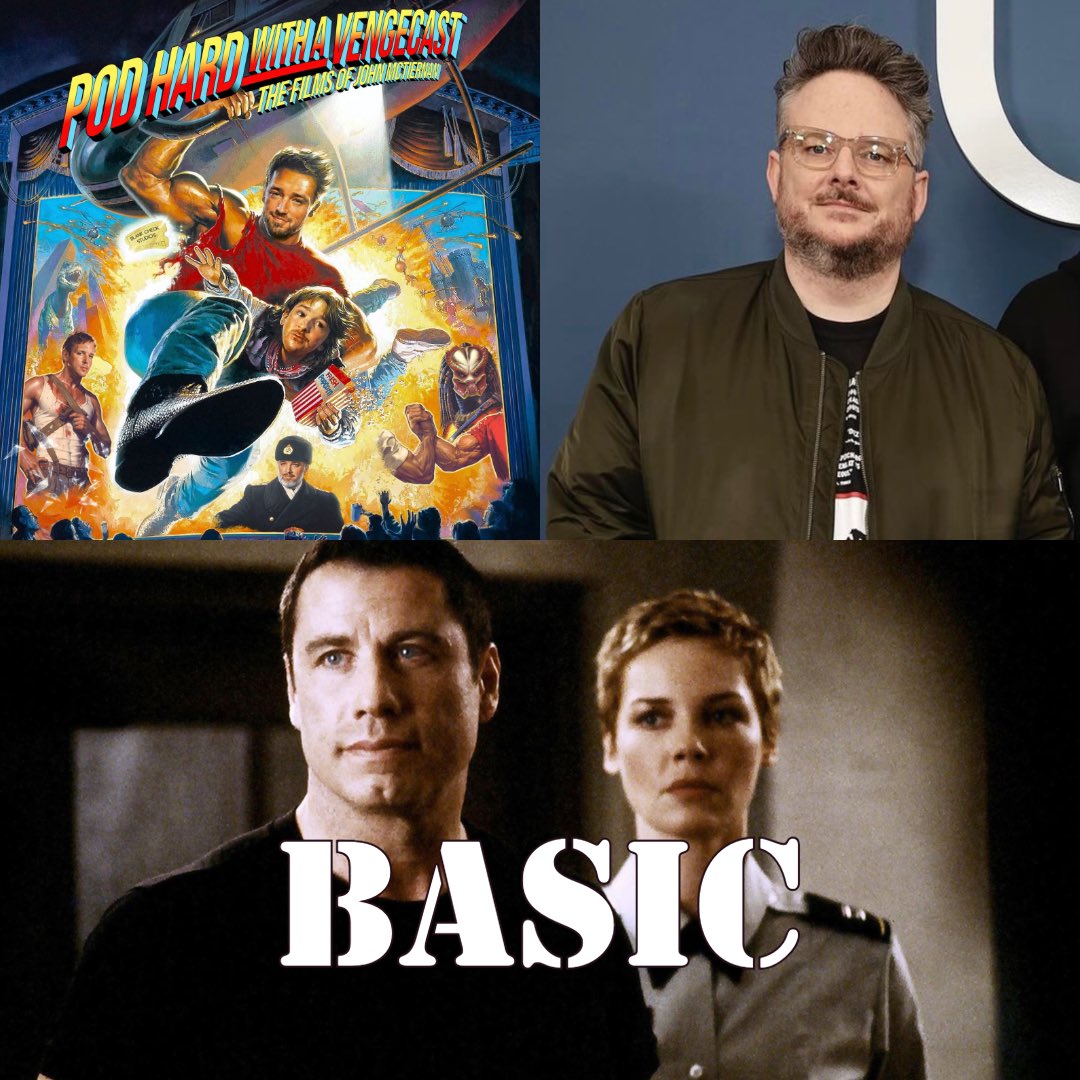 Our McTiernan series concludes with 2003’s BASIC - a film that Griffin thinks should instead be titled COMPLICATED! The great @bdgrabinski joins us in our latest episode, available now: audioboom.com/posts/8496989-…