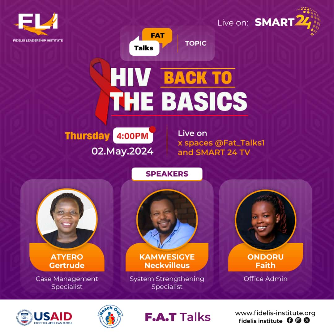 TUNE IN: The USAID/Orphans and Vulnerable Children (OVC) Kampala Activity Team will be hosted live on   SMART24 TV this Thursday at 4pm under the topic 'HIV: Back To The Basics.'
The discussion will focus on  Children and Youths living with HIV. #FATTalks  @usmissionuganda