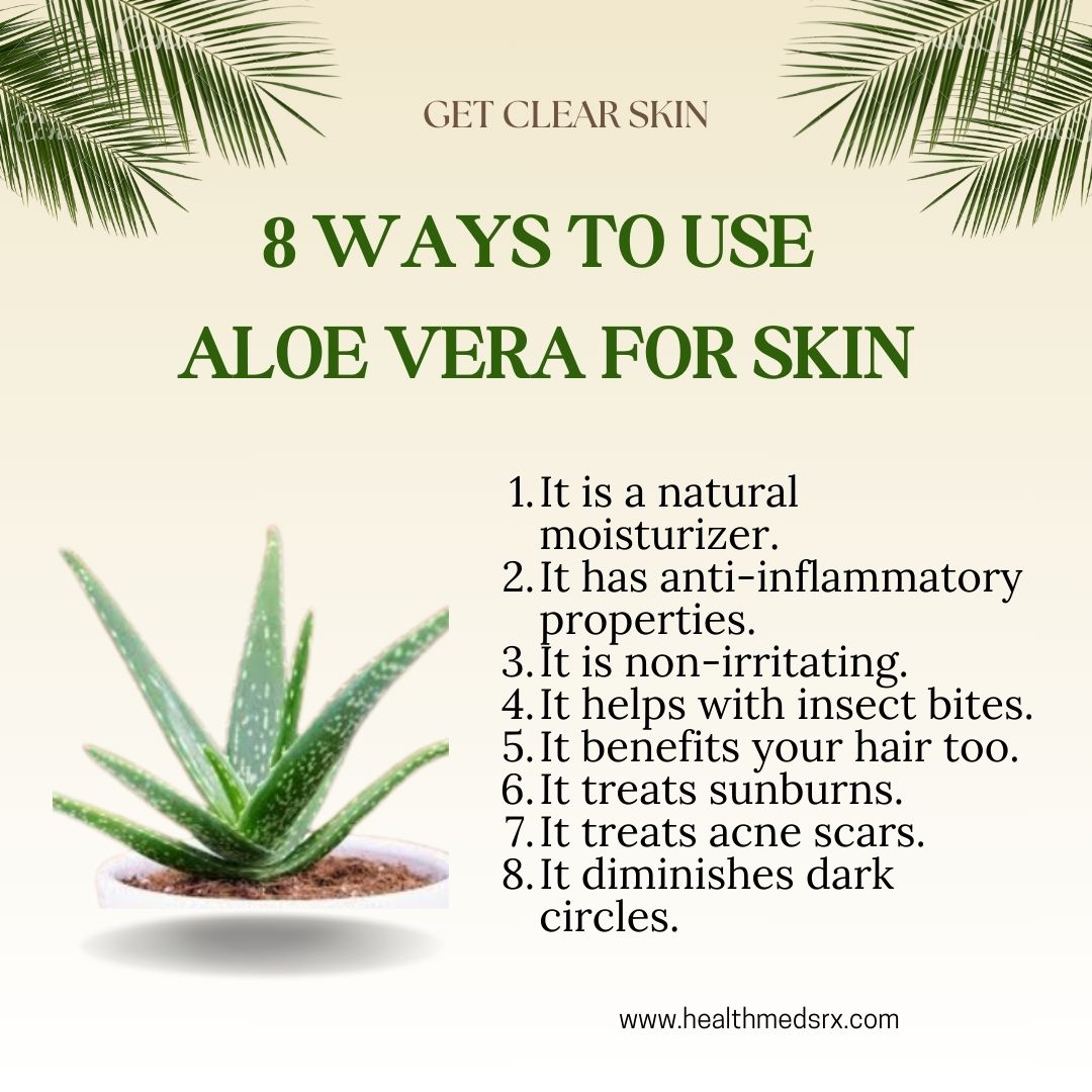Say goodbye to blemishes and hello to glowing skin! #aloevera #healthyskin #acnetreatment #skincare