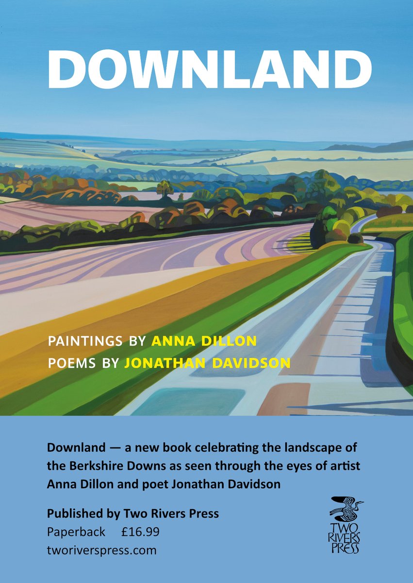 DOWNLAND. Our new book celebrates the landscape of the Berkshire Downs as seen through the eyes of myself & poet @JFDavidson1964, published by @TwoRiversPress We talk about our book on Wednesday 8 May at the Swindon Festival of Literature. Details below. swindonfestivalofliterature.co.uk/wednesday-8th-…