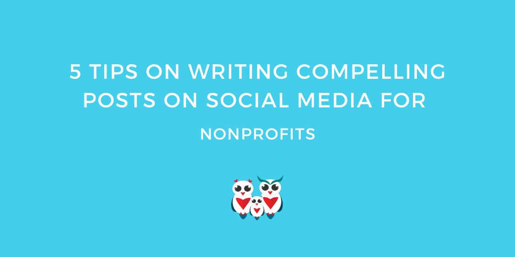 5 Tips on Writing Compelling Posts on #SocialMedia for #Nonprofits

#Charity #NGOs #SocialMediaMarketing #ContentCreation buff.ly/409Nb9q