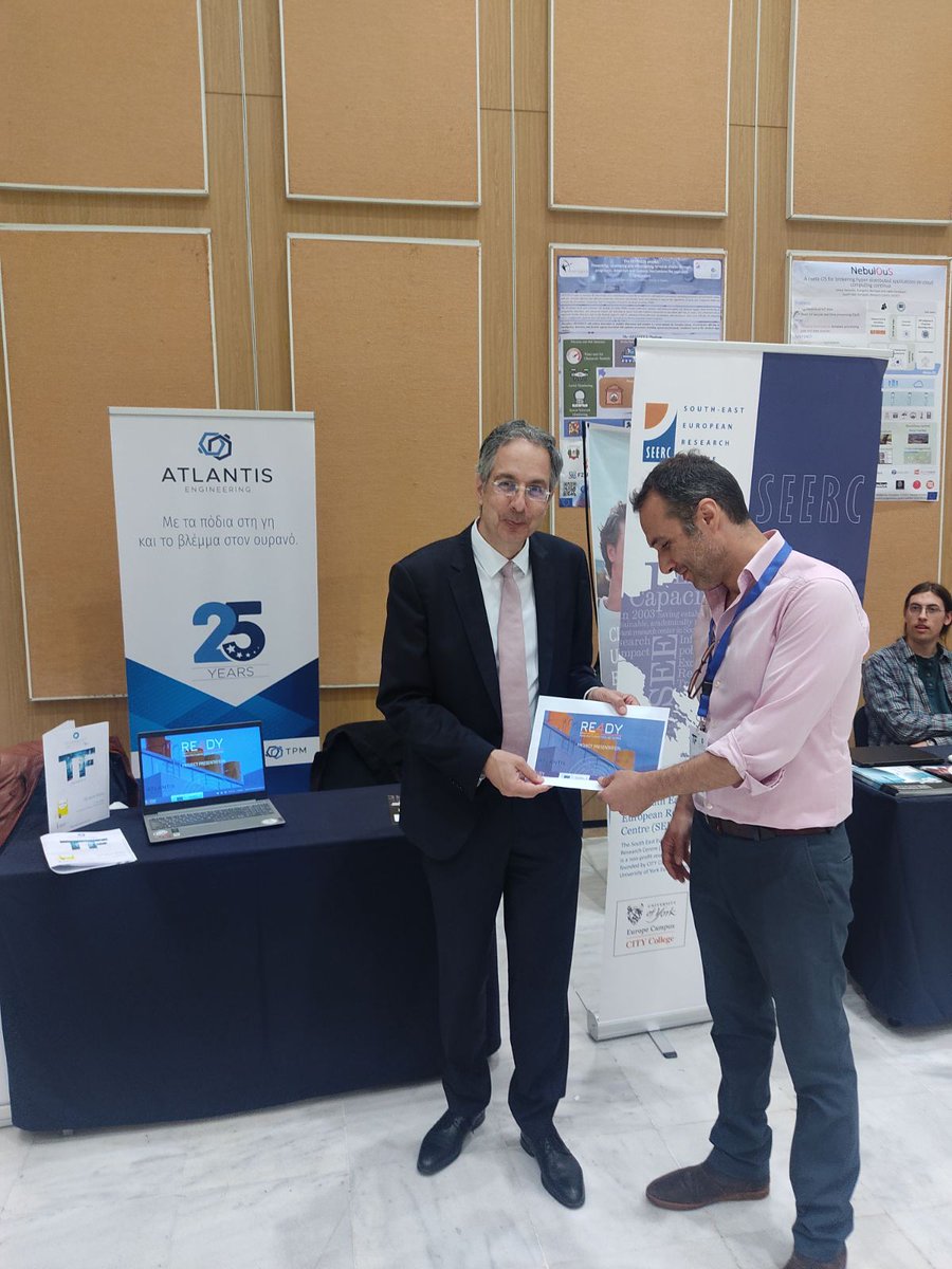 EngAtlantis's tweet photo. On April 25th, @Eng_Atlantis participated in the 11th Technology Forum.💼It was a fantastic opportunity to engage with stakeholders, discuss the innovations of @Re4dy_eu project, and foster networking and enterprise activities. 💬💡

#TechnologyForum2024 #innovation #dataspaces https://t.co/PUkZuJ4ikY