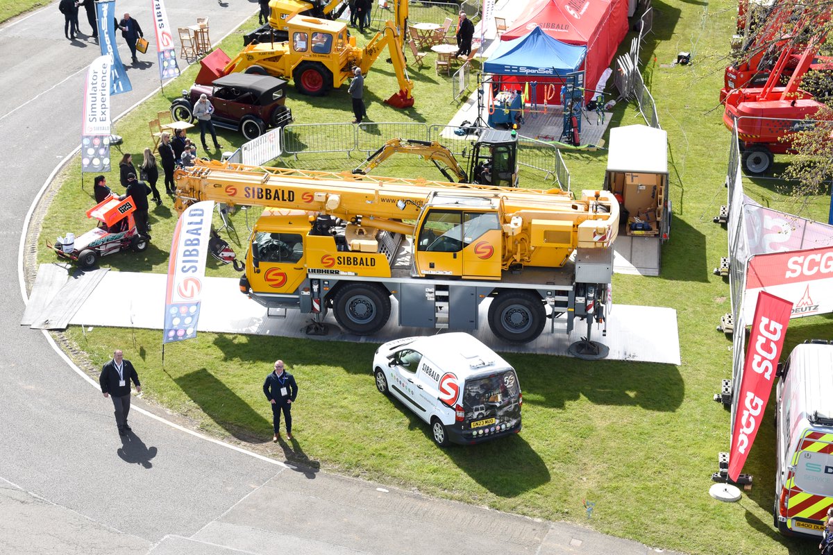 I think it's fair to say the ScotPlant 2024 photographer got the best view of the @SibbaldTraining stand at the weekend!