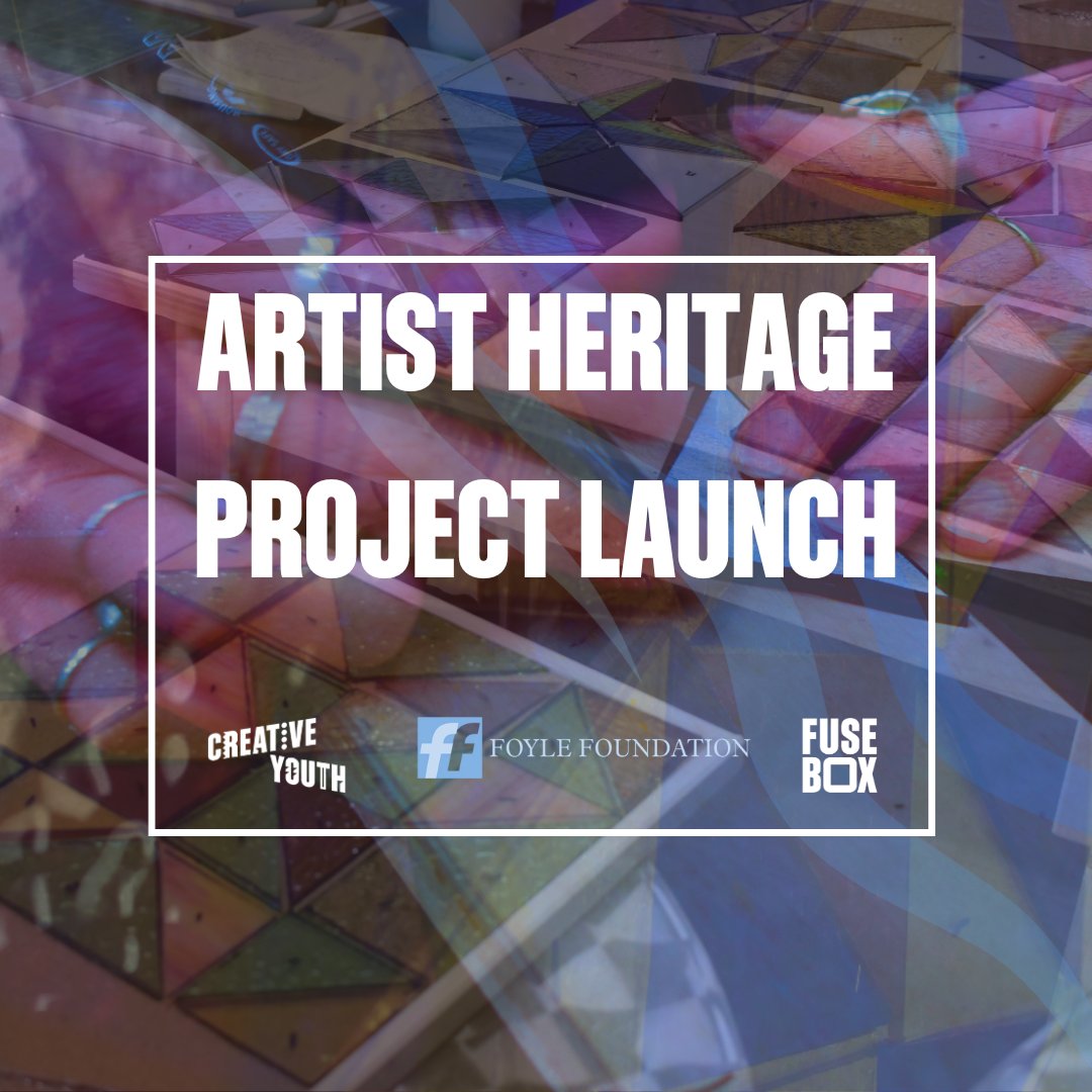 Join us for the launch of our Artist Heritage Project at FUSEBOX on Friday 10 May (6-8 PM)✨ Find Out More: creativeyouthcharity.org/event/artist-h…
