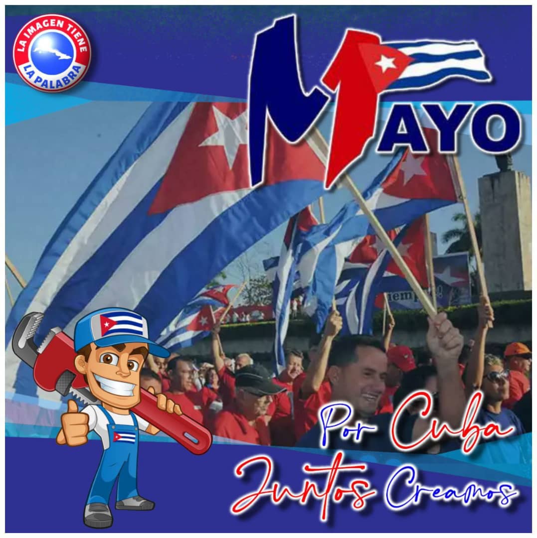 🇨🇺| #PorCubaJuntosCreamos este Primero de Mayo desfilamos por las conquistas alcanzadas. 

#NuestroRemedios
#Cuba