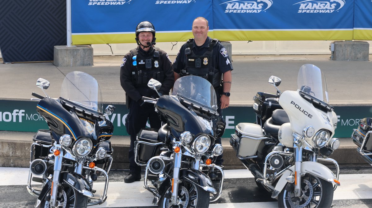 Join us in congratulating Officer Beers, who received his motorcycle wings from Sergeant Shurmantine and Major Baker. Officer Beers became certified after completing the Police Motorcycle Operator course. Congratulations!