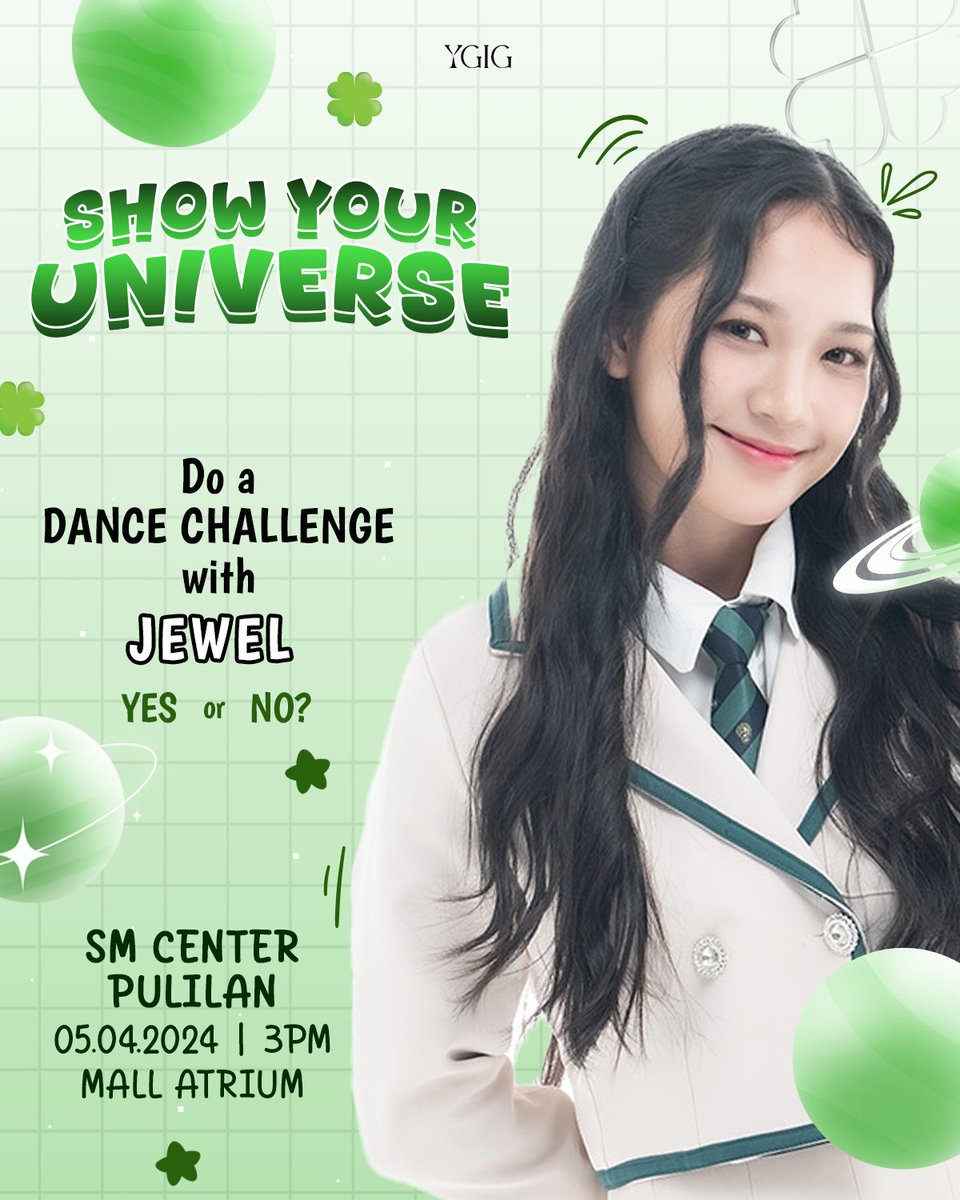 [🌠] YGigs : SBT Own Universe Tour

W333go! 🥰
It’s your time with #YGIGJewel ~ 🫵

#YGIG #YGIGUniverse #YGIGSBTOwnUniverseTour #YGIGatSMPulilan