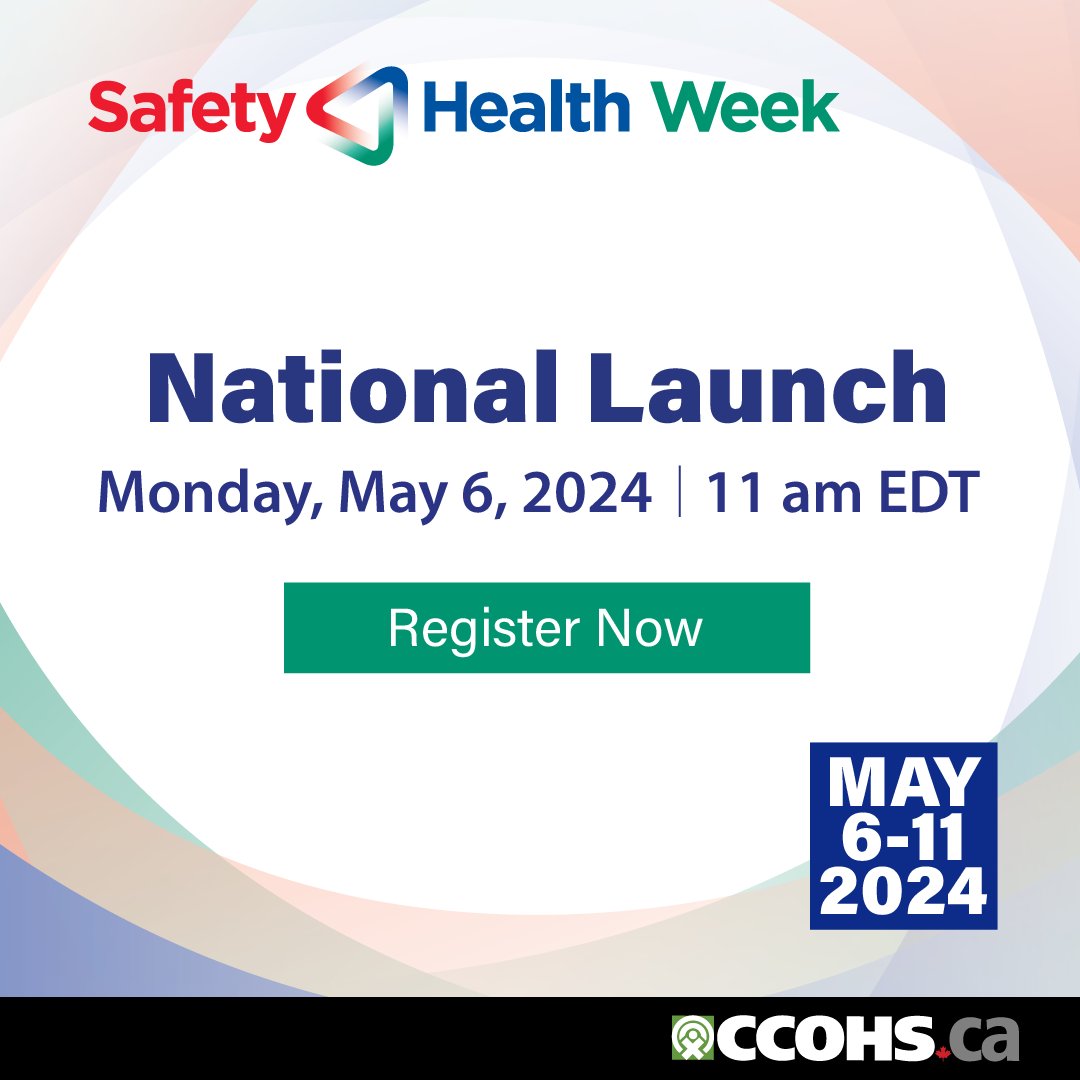 Our national partners are kicking off #SafetyAndHealthWeek on May 6! Come celebrate virtually at 11:00 am EDT. It’s not too late to register. ow.ly/k25850Rroe8