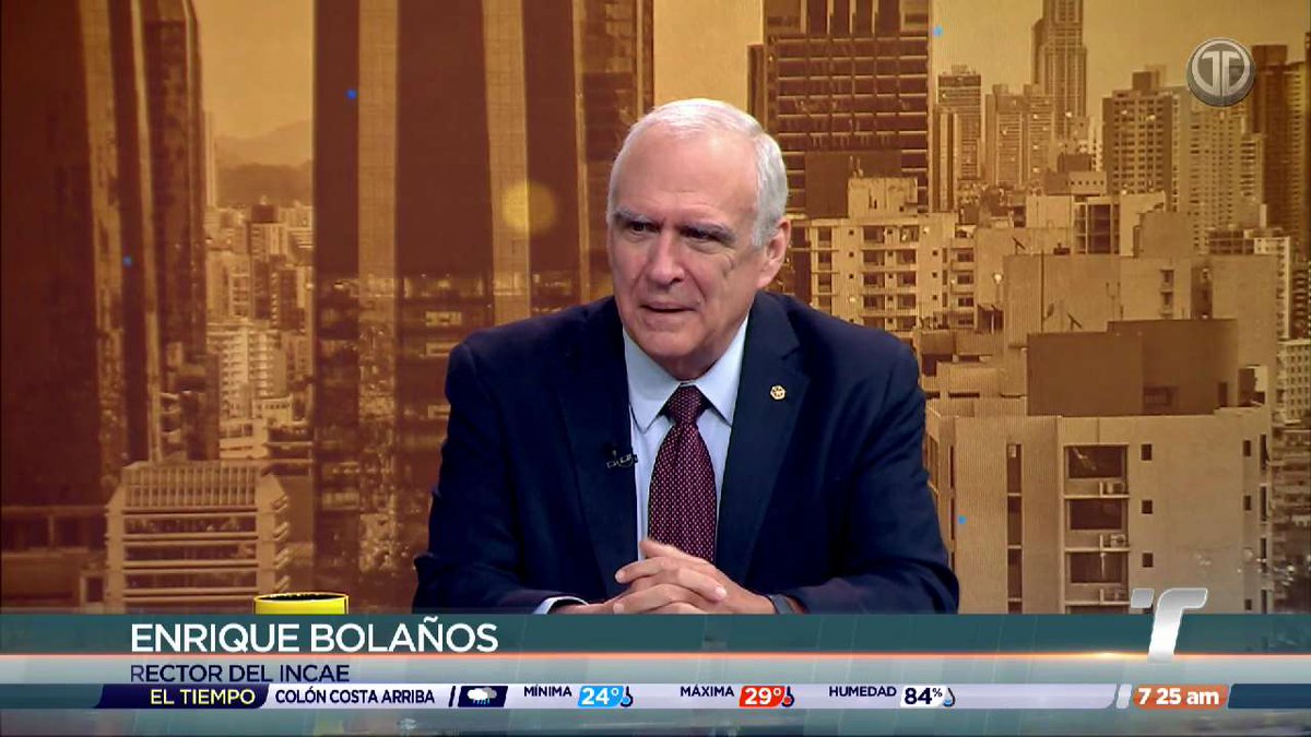 “INCAE tiene 60 años de estar en la región, anoche tuvimos un evento y ya tenemos el primer programa de maestría ejecutiva, del Executive MBA, que inició ayer en Panamá, nosotros vemos a Panamá como un lugar estratégico”, Enrique Bolaños, rector de INCAE. #TReporta