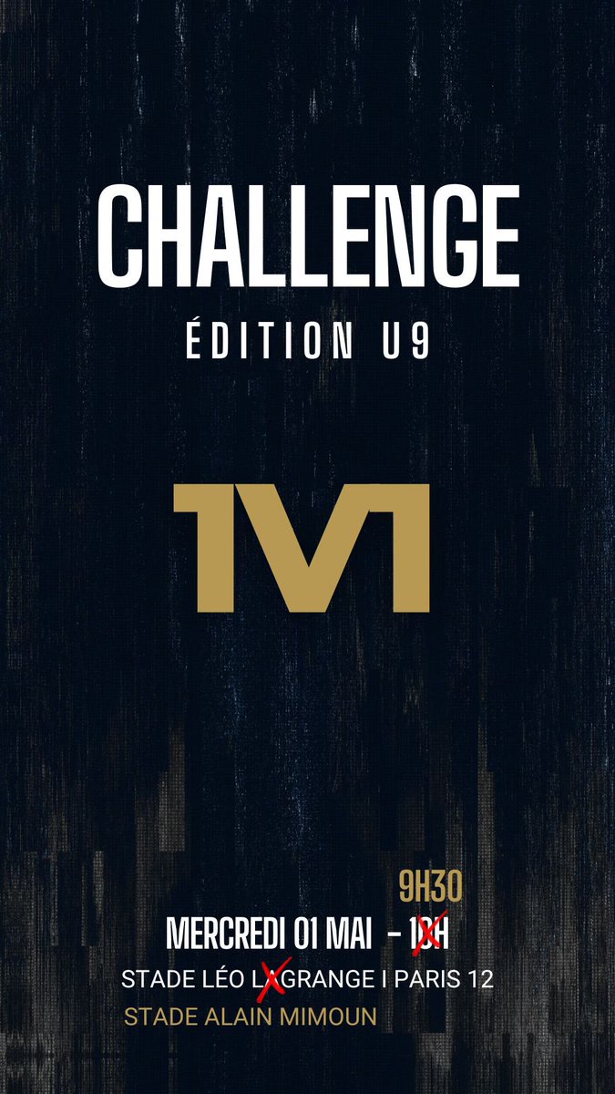 Pour les amateurs de S A L, ceux qui aiment les gris-gris qui t’envoie l’adversaire dans l’au-delà.
C’est ce mercredi au stade Alain Mimoun à Paris 12ème.
Et j’serais bien sûr présent pour animer le challenge et vous parler de la FFF et sa chasse aux musulmans 🤣
<a href="/fenofootball/">Fenofootball</a> 🔥