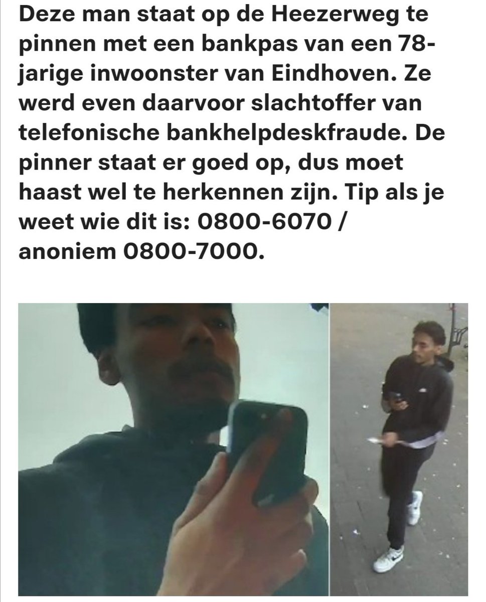 Wie is deze👇🏻engnek? politie.nl/gezocht-en-ver…