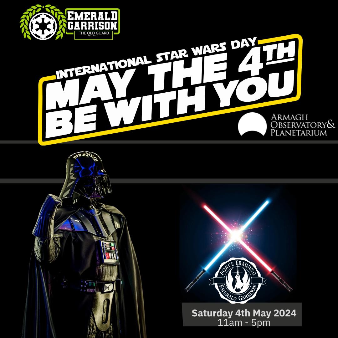 May the 4th be with you🌌 Meet Darth Vader, Jedi Knights, Biker Scout Troopers and more on this fun family day for Star Wars fans tomorrow! Train like a Jedi in Force Academy training classes from 11:45am-3.30pm. Free with normal admission. Don't miss out! bit.ly/4dbjrQ9