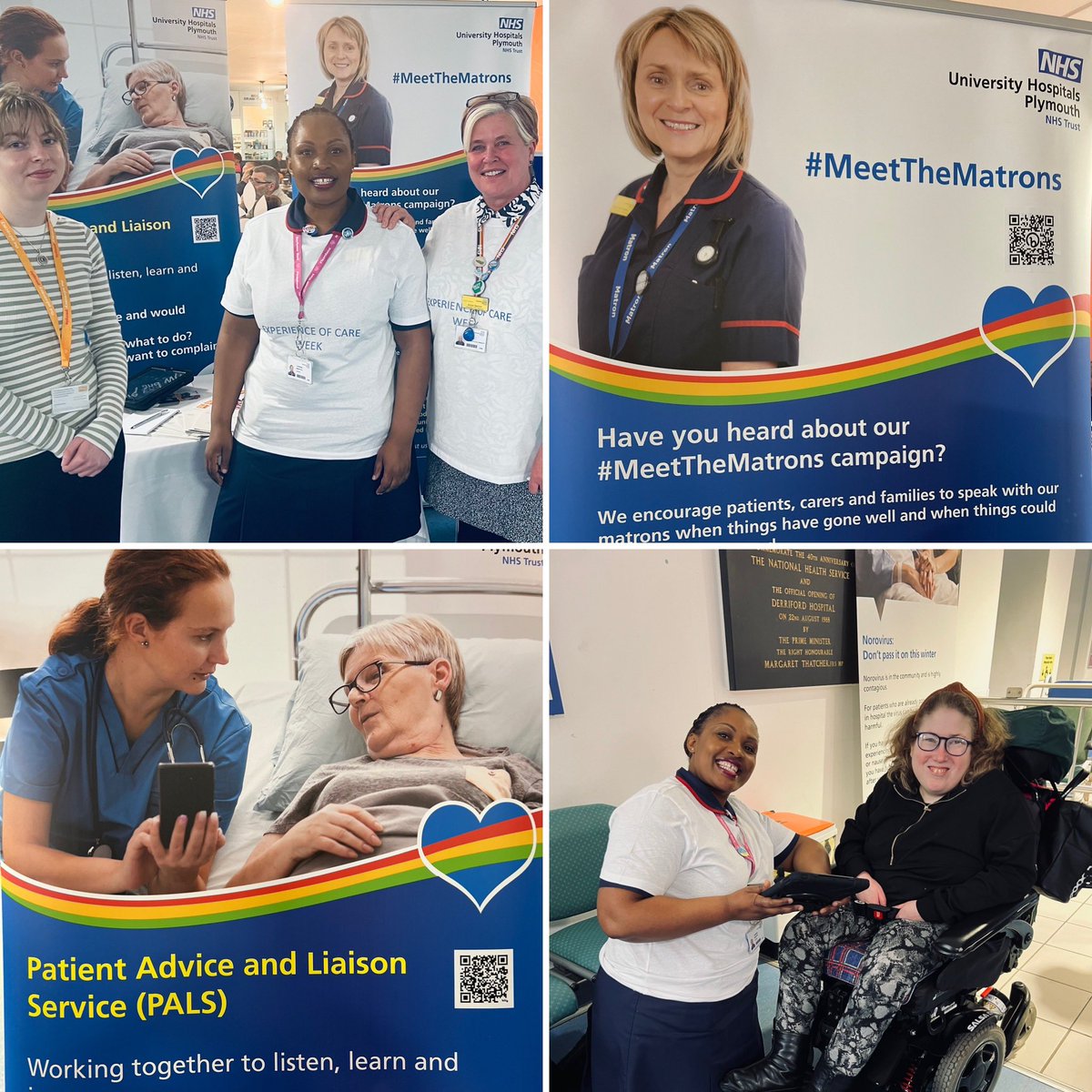 Patient Experience Team @ UHP (@ptexpuhp) on Twitter photo A great morning promoting #meetthematrons campaign <a href="/UHP_NHS/">University Hospitals Plymouth NHS Trust</a> with the fabulous <a href="/NurseTheresia/">Theresia Makatile</a>! Her energy is truly infectious. Some great conversations with patients, carers and visitors. Today weāre raising awareness of how people can give their feedback #iamexperienceofcareweek A great morning promoting #meetthematrons campaign <a href="/UHP_NHS/">University Hospitals Plymouth NHS Trust</a> with the fabulous <a href="/NurseTheresia/">Theresia Makatile</a>! Her energy is truly infectious. Some great conversations with patients, carers and visitors. Today weāre raising awareness of how people can give their feedback #iamexperienceofcareweek