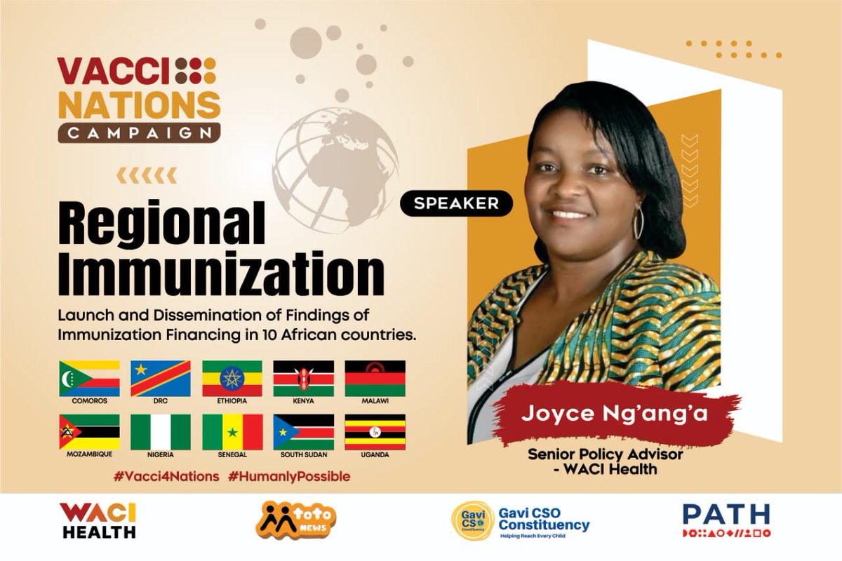 @path @PATHadvocacy @gavi @MTotoNews @WACIHealth @Gloriamululu @WanjikuMerci @QueerSpacKe @ItsKyuleNgao @SaraKe_biya @its_qario @mariahakinyi11 @Shis1Shisia @gavi_csos @jngangaaa @VivianFaith9 World Immunization Week serves as a reminder of the power of vaccines. Join @gavi in launching The VacciNations Campaign & spreading awareness about the importance of immunization financing in Africa. @gavi_csos @PATH #Vacci4Nations #HumanlyPossible #WorldImmunizationWeek