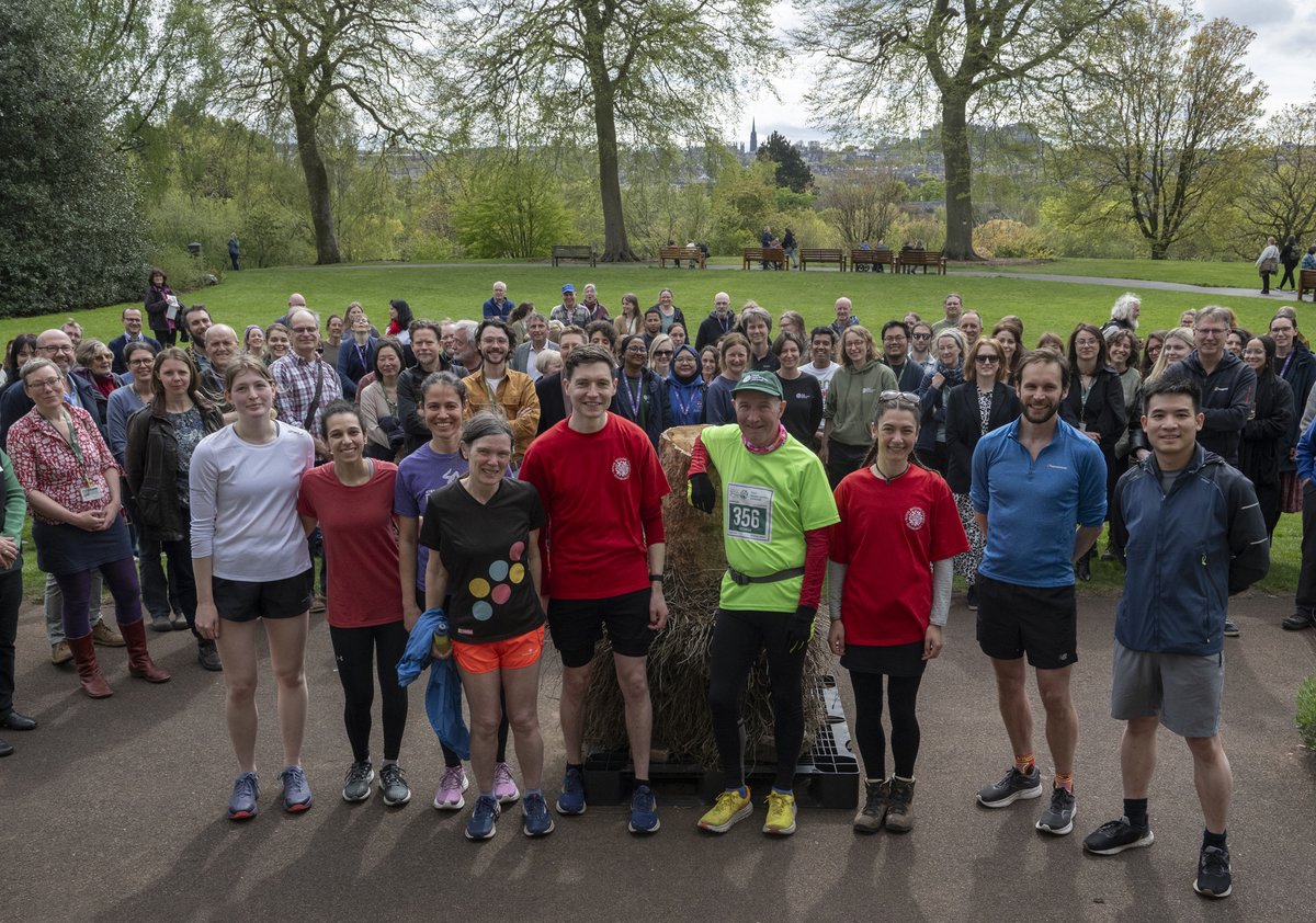 TheBotanics's tweet photo. 🏃🎉George crosses the finish line!

Finally, after 356 miles of challenging conditions, never ending hills &amp; unpredictable weather, George has arrived back home @thebotanics, welcomed by #teamrbge &amp; visitors. Congratulations George!

Support George at https://t.co/F4jXXT2NyA https://t.co/EZs8AXOrT5