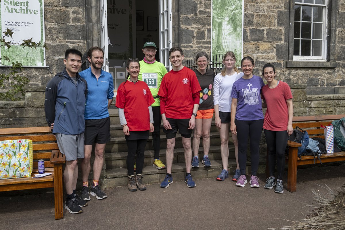 🏃🎉George crosses the finish line! Finally, after 356 miles of challenging conditions, never ending hills & unpredictable weather, George has arrived back home @thebotanics, welcomed by #teamrbge & visitors. Congratulations George! Support George at justgiving.com/campaign/runni…