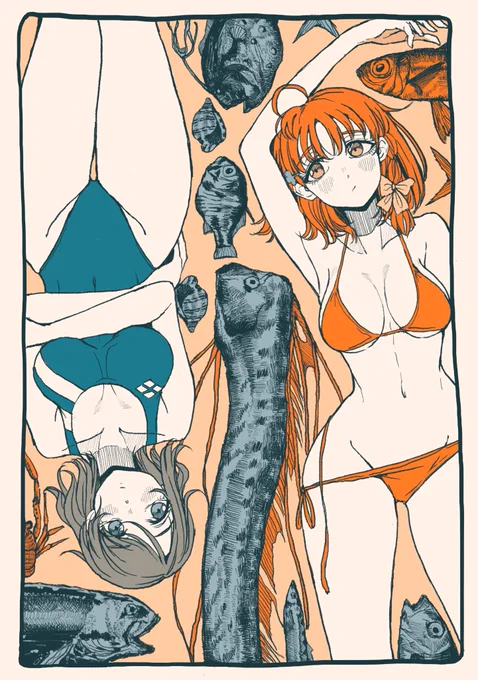 ようちかが海へ行く漫画
『LOVE・CA・SUMMER』(1/2) 
