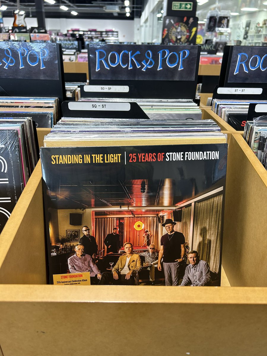 Spotted in @hmvBirmingham our latest record “Standing In The Light”