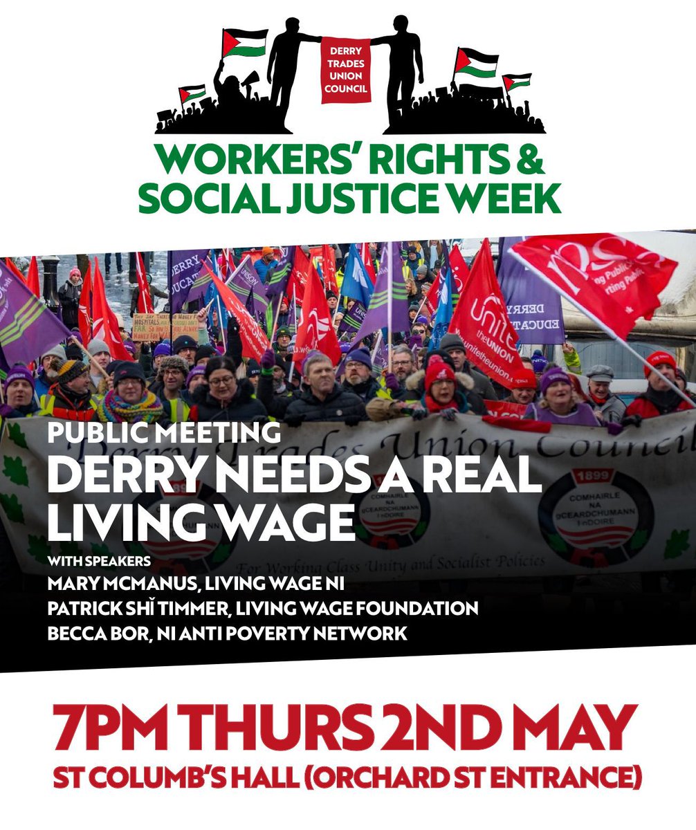 Looking forward to speaking on this panel with @LivingWageEB @LivingWageUK All are welcome. Thursday, 2 May 7pm