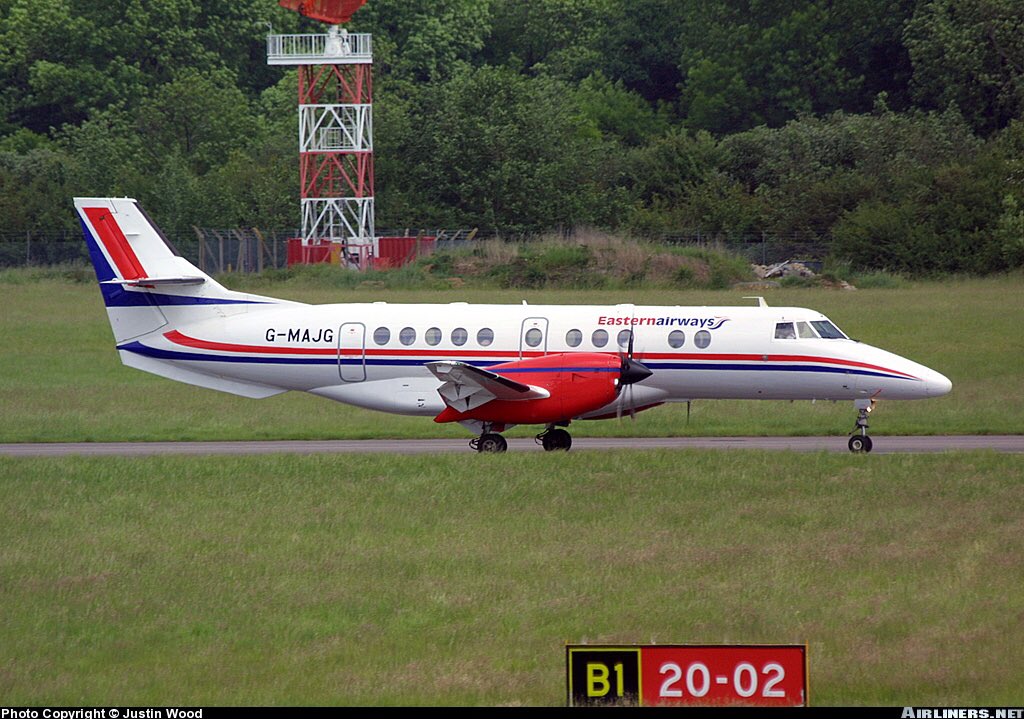 An Eastern Airways Jetstream-41 seen here in this photo at Southampton Airport in June 2004 #avgeeks 📷- Justin Wood