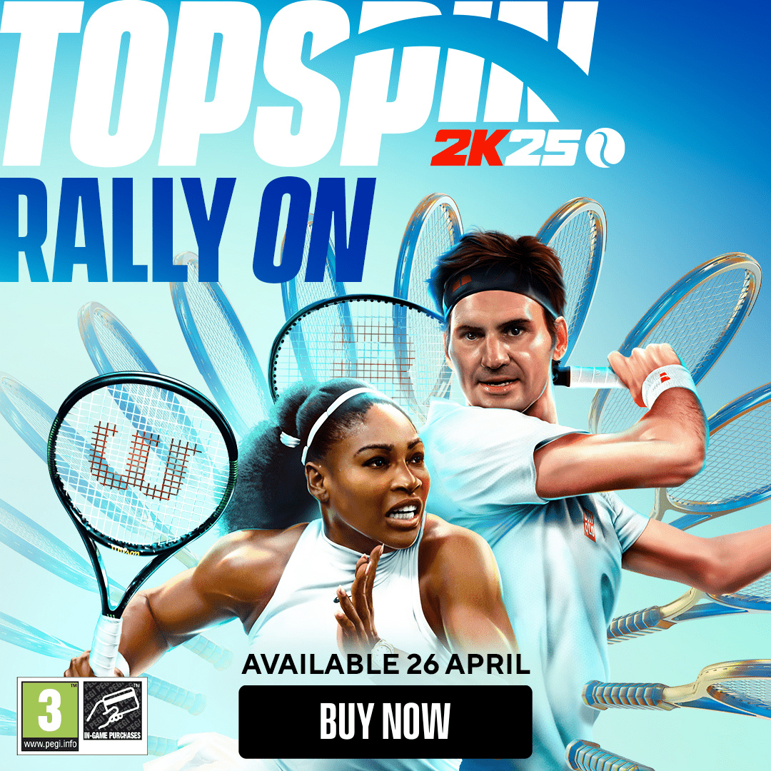 Time for #TopSpin2K25! Come watch me over on Twitch! @2K_UK @topspin2k #ad twitch.tv/bateson87 twitch.tv/bateson87