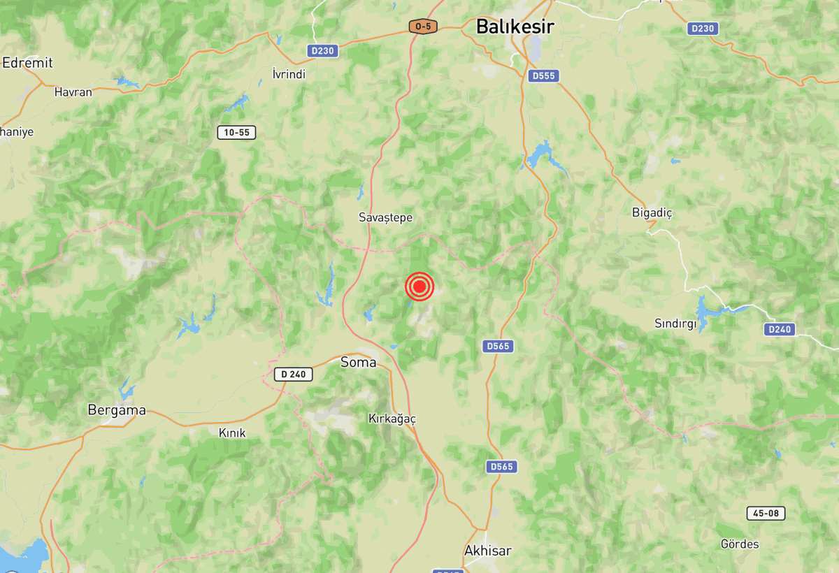 #deprem #DEPREMOLDU #SONDAKIKA #Manisa
        
Yer: Kozluoren-Soma (Manisa)
Büyüklük: 2.1
Derinlik: 0 km
Tarih: 2024.04.30 14:30:04
Konum: google.com/maps?q=39.2895…