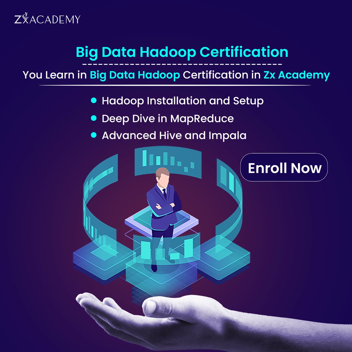 zx_academy's tweet image. 📷 Gain Access to the power of Big Data with Zx Academy Hadoop Developer Training 📷
#BigData #HadoopDeveloper #DataScience #CareerGrowth #ZXAcademy #TrainingProgram #hadoop #datascience #datatraining #bigdatatraining #learhadoop #dataanalyticscareer #datasciencecareer