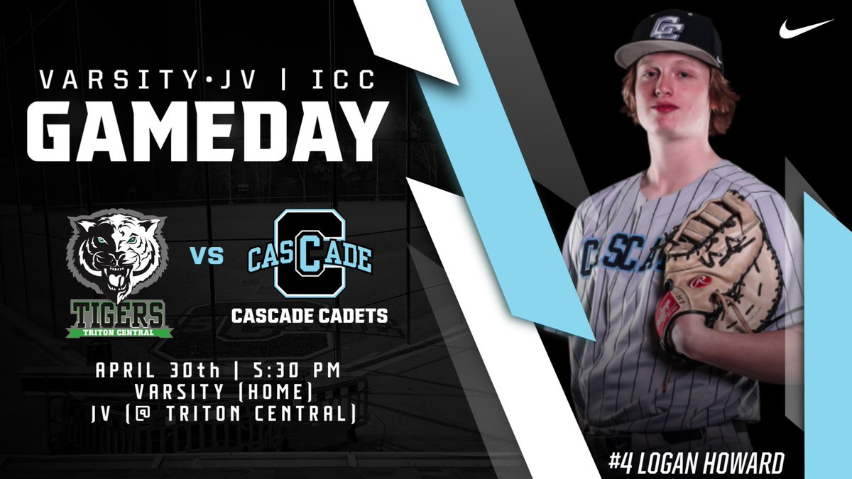 #CADETSGAMEDAY 2 Top 10 teams in 2A (Triton Central: #4/#10, Cascade: #9/#9) battle it out for the top spot in the ICC.