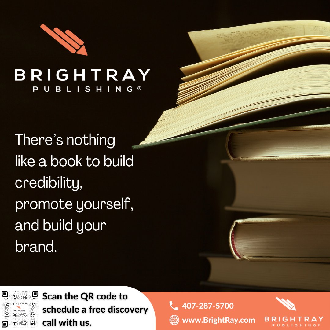 Ready to boost your credibility and brand? 

Visit Brightray.com to start writing your book with us today! 📚

#AuthorJourney #BuildYourBrand #WriteWithBrightRay