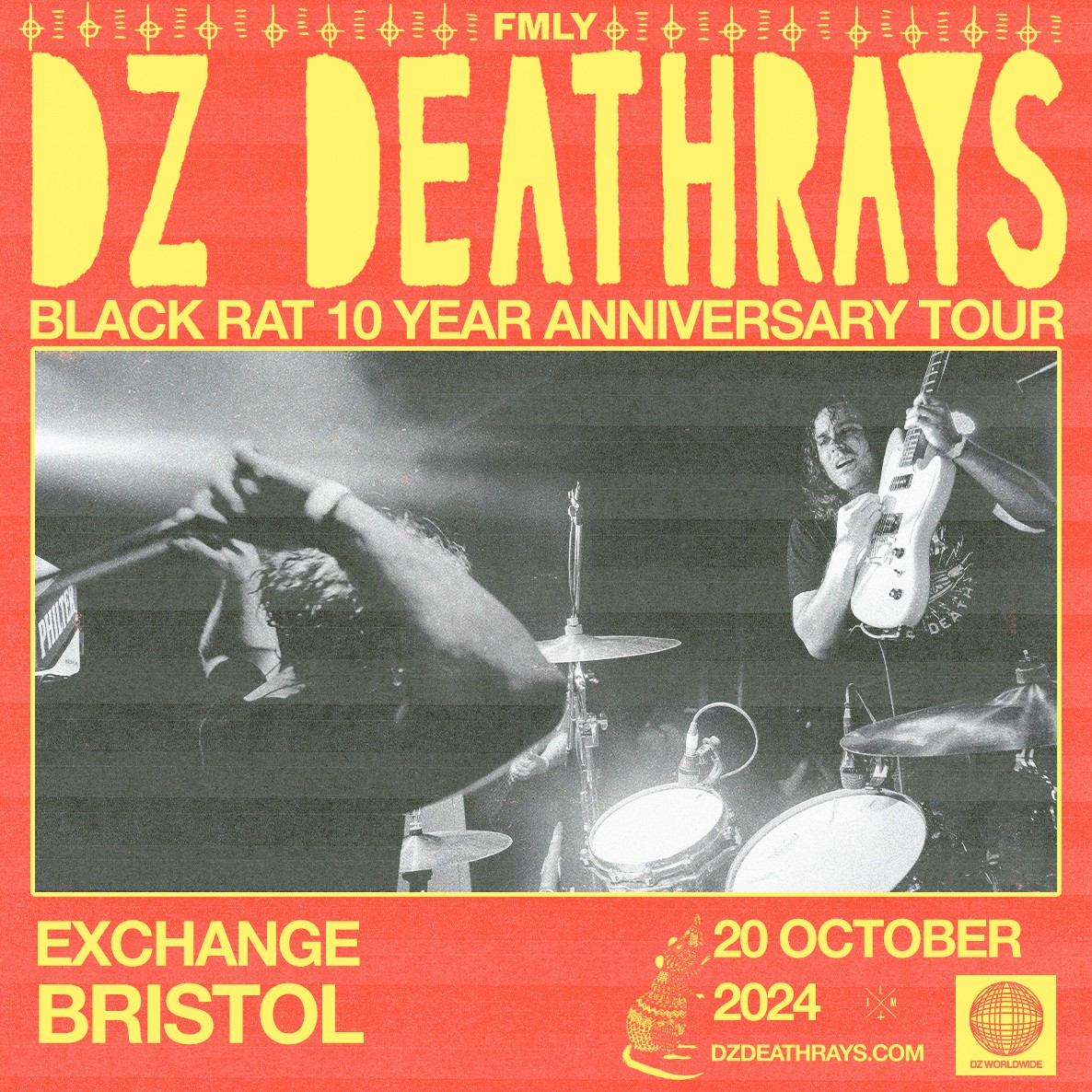 Innovative call to arms riffage as visceral as they are frenetic @DZDEATHRAYS are here later this year // hdfst.uk/e107616