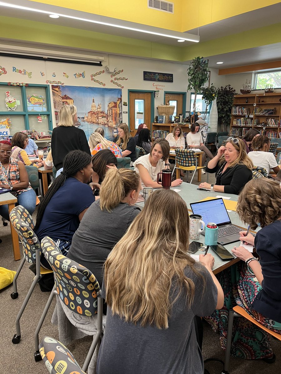 Our @TimberDriveES staff engaged around analyzing the Levers and Learning Model! We are connecting it to our school improvement plan…where we are and where we are going! #SeeMeEngageMeChallengeMeKnowMe @SEasternArea @JamesOverman4