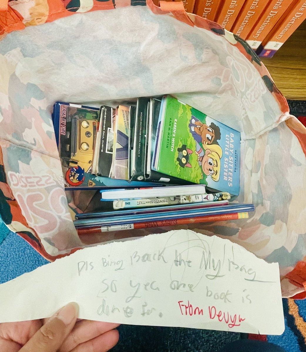 What a surprise… she promised she had all the books 😂 #SchoolLibrary #BulldogsWhoREAD