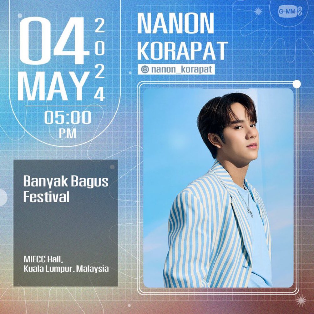 can’t wait to head over to KL malaysia from singapore just to see youuu @mynameisnanon 💙💜✌🏻

#mynameisnanon #nanon_korapat #BBF2024