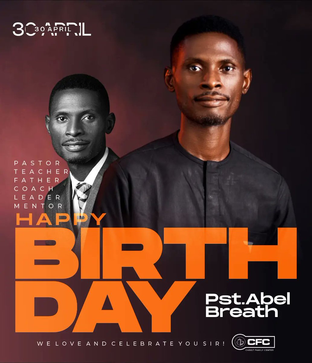 CFC_Kaduna's tweet image. Happy to our amazing pastor! Your dedication, love, wisdom, and compassion, inspire us all. May your day be filled with love, joy, and blessings.

We love and celebrate you, sir.

#PastorAbelBreath
#Birthday
#CFCKaduna
#LoveIsKing