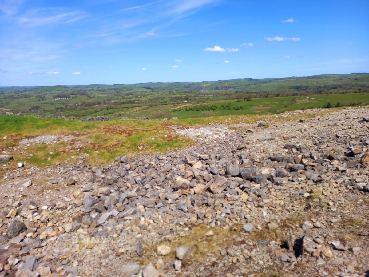 Today's Yorkshire tea brew spot  sat on top of Ecton Hill, Staffordshire.