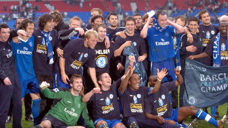 #OnThisDay in 2005, Chelsea beat Bolton 2-0 away from home to clinch first title in 50 years 🏆 #CFC