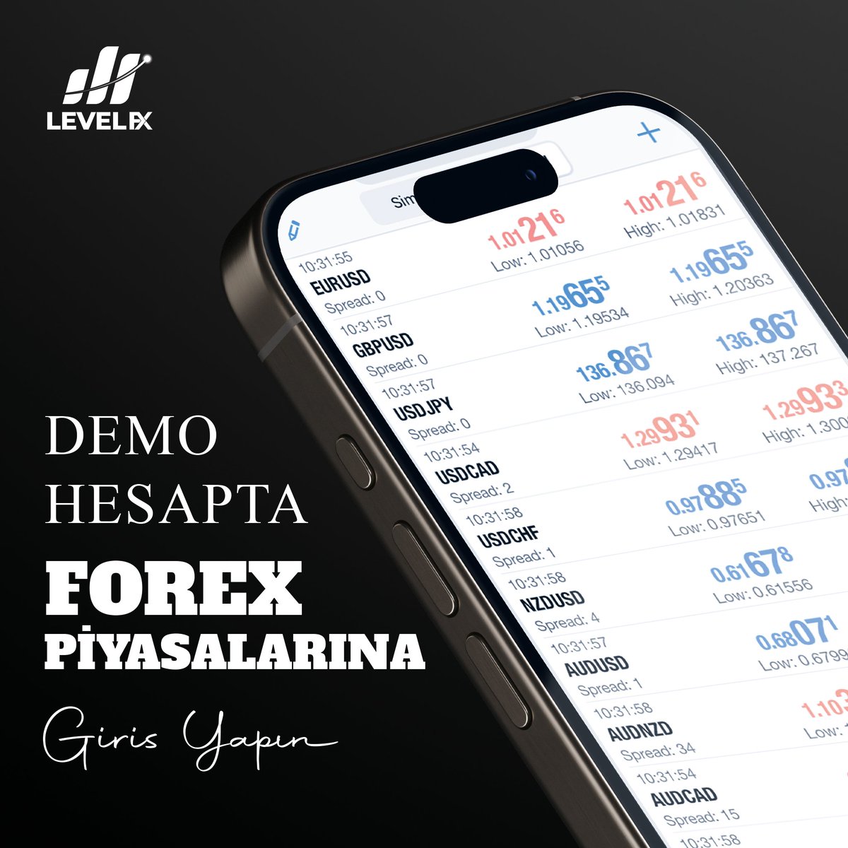 LevelTradeForex's tweet image. Demo hesapta forex piyasalarını öğrenmek çok kolay!

Forex piyasalarında yatırım yapmaya hemen başlayın.

#demohesap #forex #fx #forextürkiye #forexpiyasaları